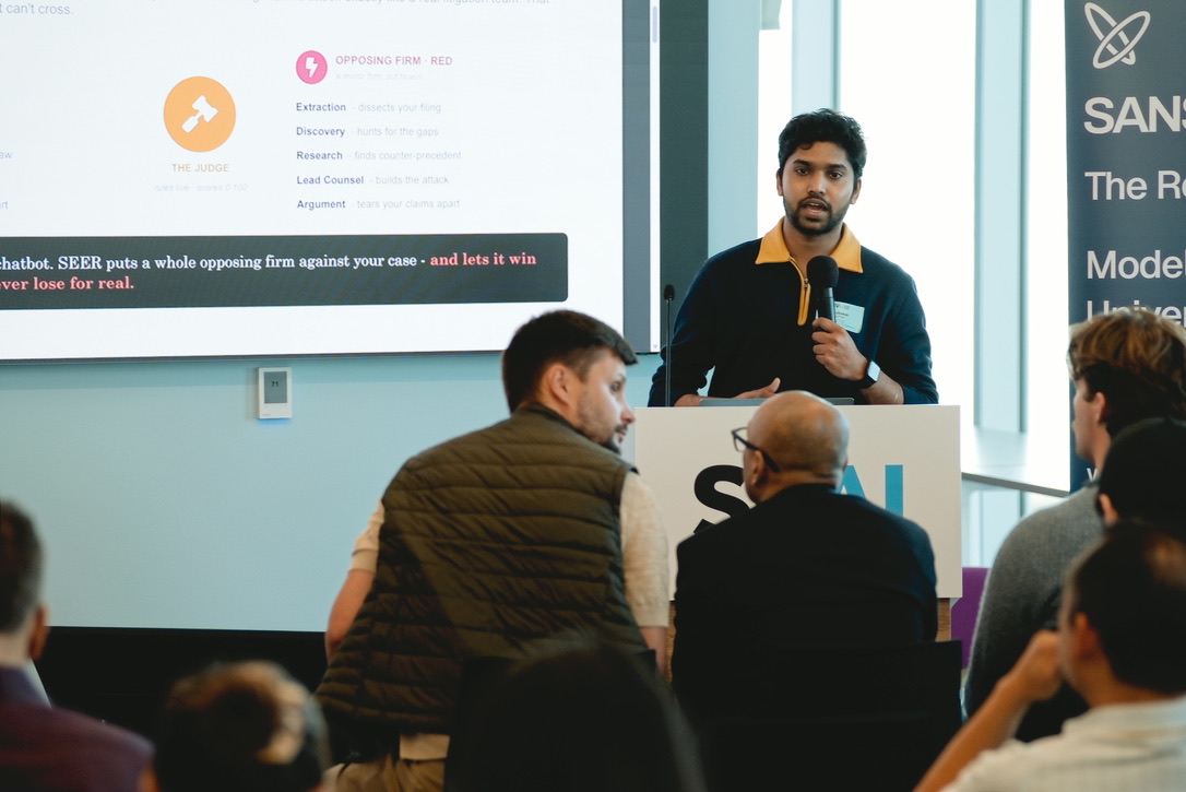 Abubakar speaking at SVAI Hub